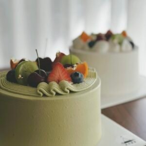 ▍茶韻留香 ▍綜合水果．阿里山金萱茶鮮奶油蛋糕 6吋