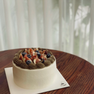 ▍限時回歸 ▍焙茶無花果鮮奶油蛋糕 6吋