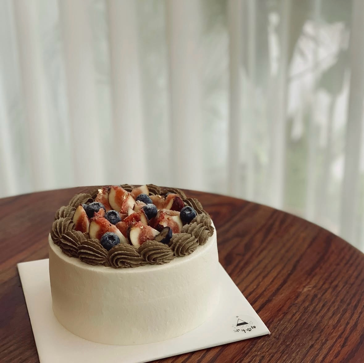 ▍限時回歸 ▍焙茶無花果鮮奶油蛋糕 6吋 ▍限時回歸 ▍焙茶無花果鮮奶油蛋糕 6吋