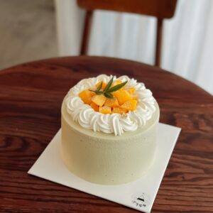 ▍季節限定 ▍茉莉綠茶芒果鮮奶油蛋糕 6吋